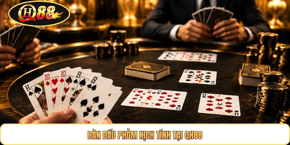 Bàn đấu Phỏm kịch tính tại QH88