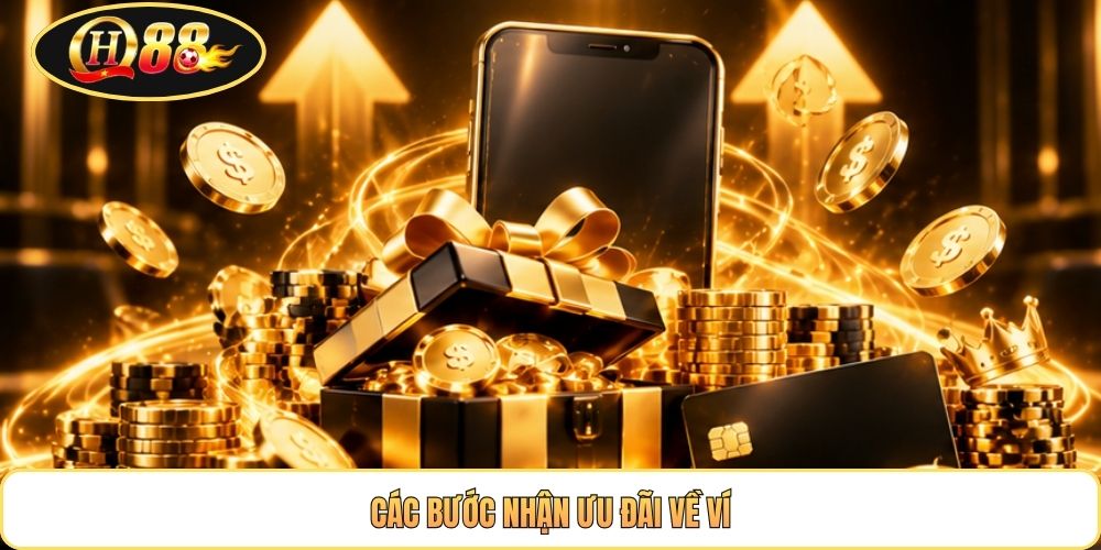 Các bước nhận ưu đãi về ví