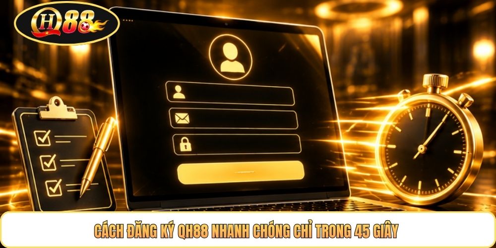 Cách đăng ký QH88 nhanh chóng chỉ trong 45 giây 