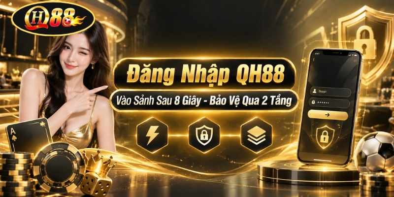 Đăng Nhập QH88 | Vào Sảnh Sau 8 Giây - Bảo Vệ Qua 2 Tầng