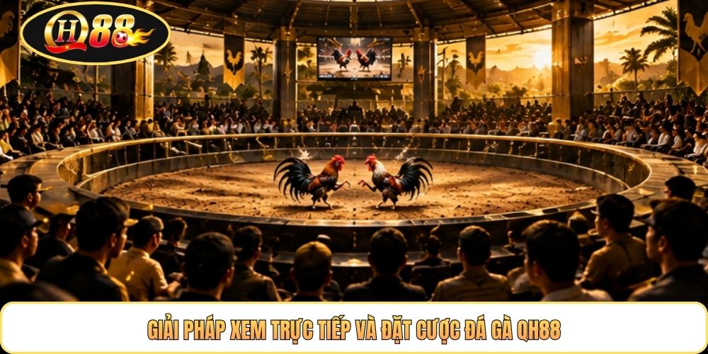 Giải pháp xem trực tiếp và đặt cược đá gà QH88