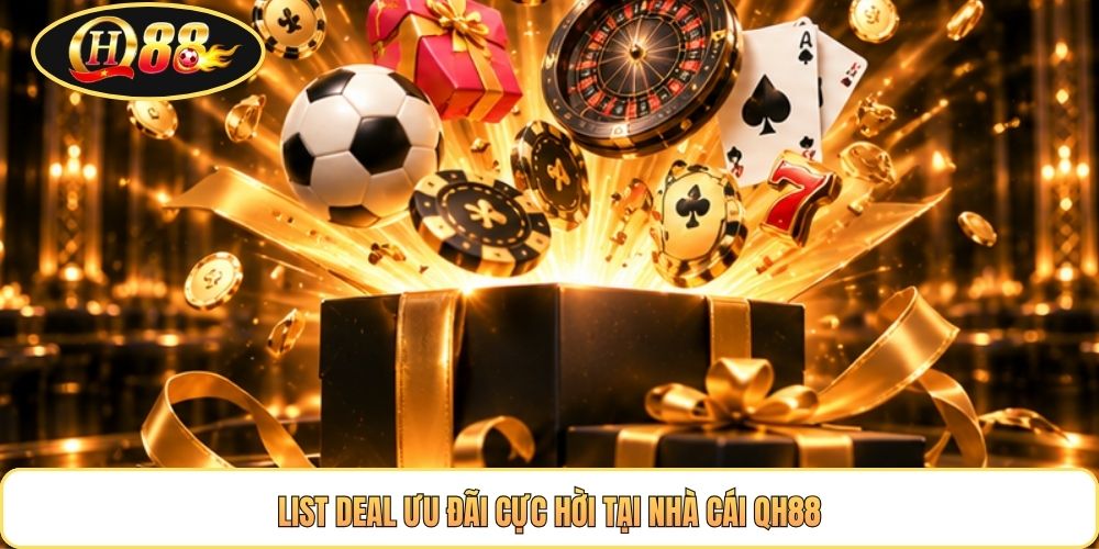 List deal ưu đãi cực hời tại nhà cái QH88