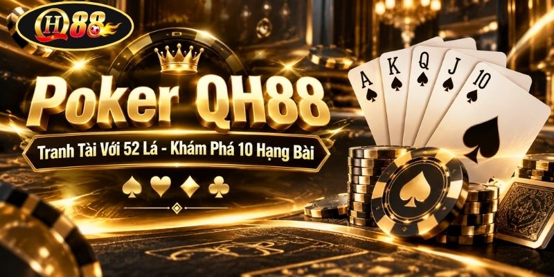 Poker QH88 | Tranh Tài Với 52 Lá - Khám Phá 10 Hạng Bài