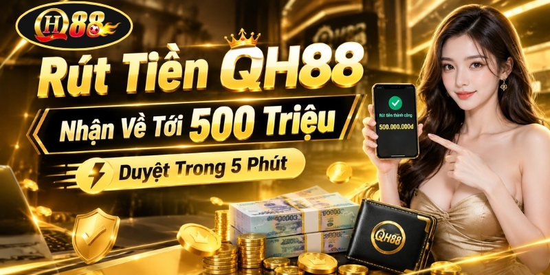 Rút Tiền QH88 | Nhận Về Tới 500 Triệu - Duyệt Trong 5 Phút